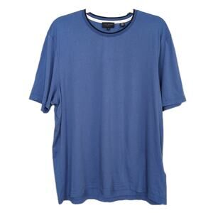 TED BAKER London Light Blue Helpa Short Sleeve Crew Neck Tee Men's 7 / XXXL